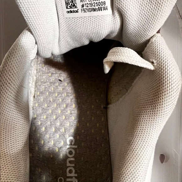 Size 8.5 - Women’s Adidas Grand Court Base White Vapour Pink - Picture 7 of 9